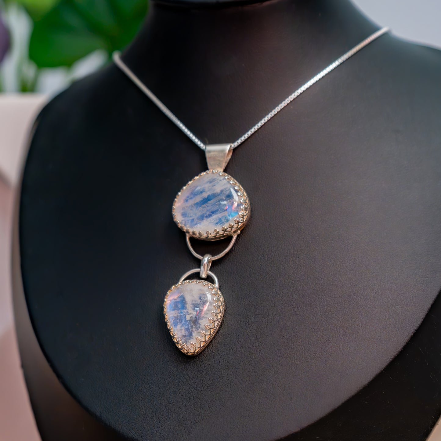 Moonstone As Above So Below Necklace