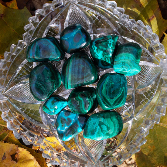 Chrysocolla and Malachite Tumble