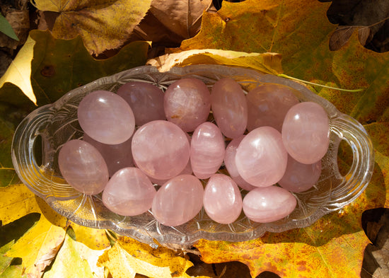 Rose Quartz Worry Stone