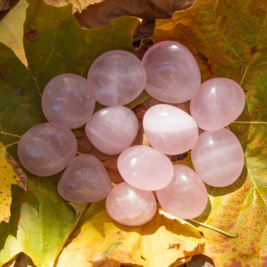 Rose Quartz Worry Stone