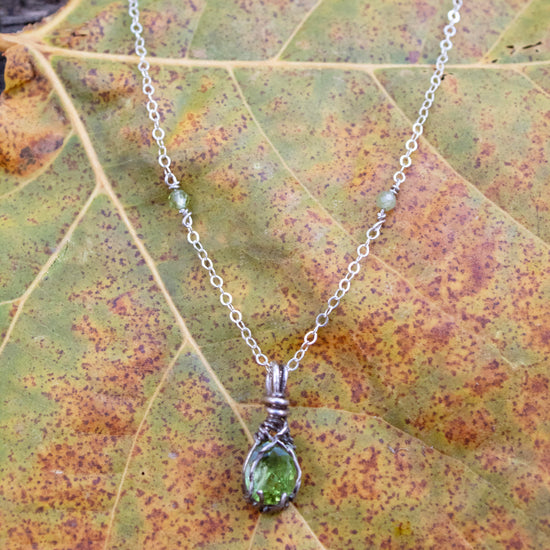 Peridot Lucky Charm Necklace