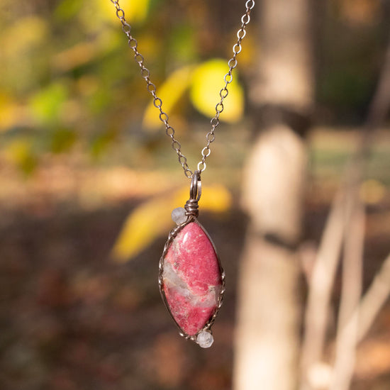 Thulite & Moonstone Blessings Necklace