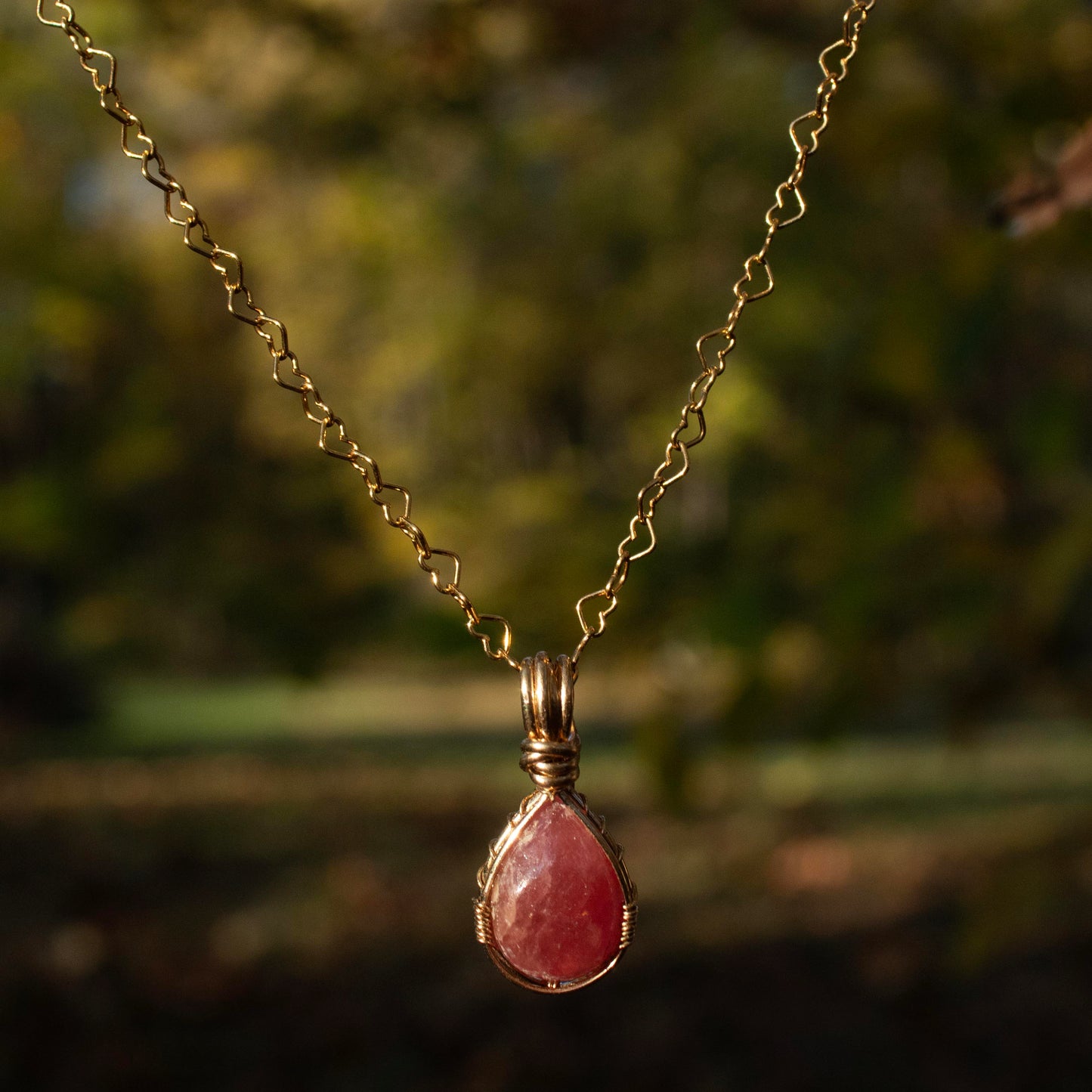 Rhodochrosite Passion Necklace