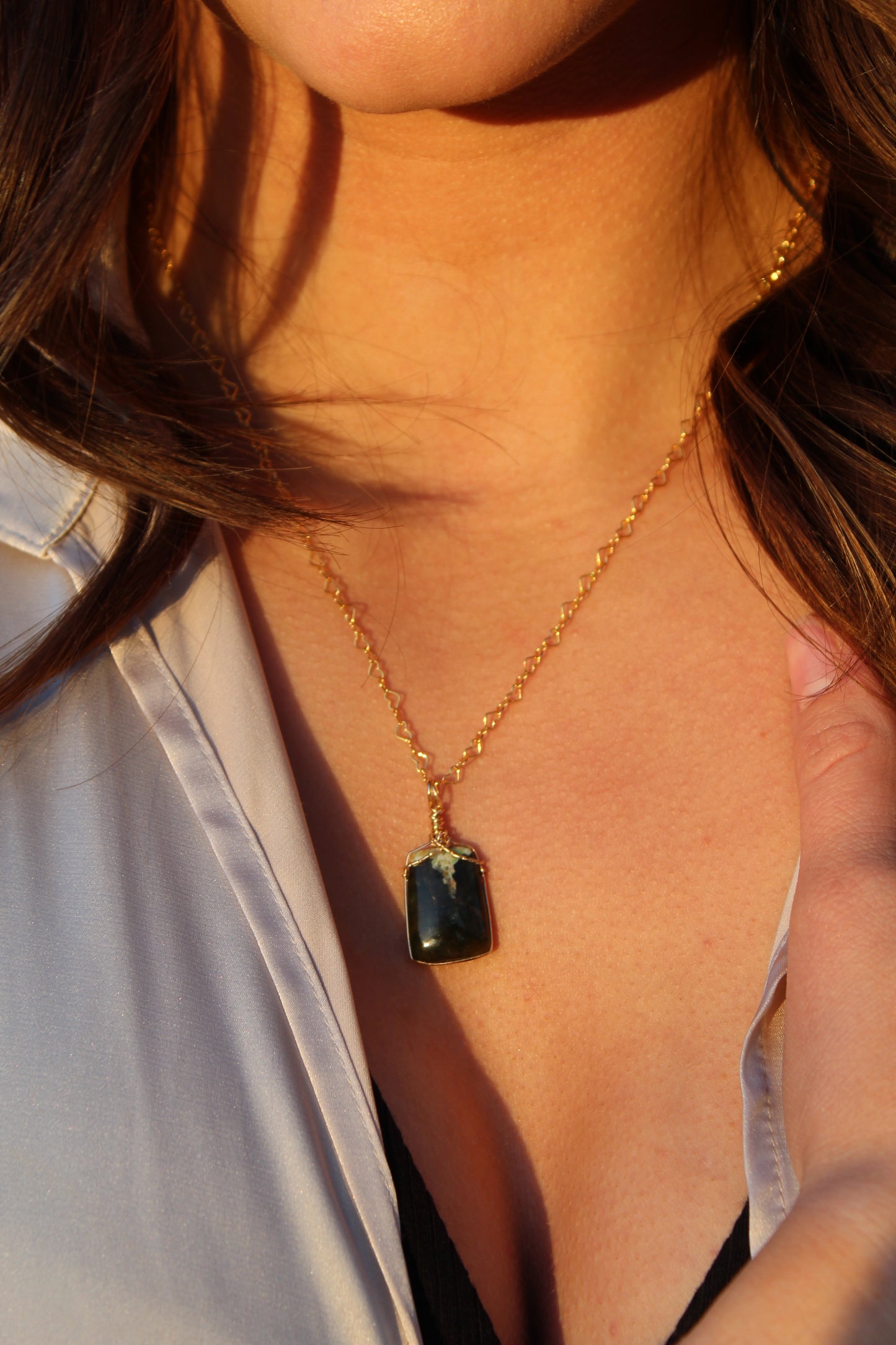 Green Opal Compassion Necklace