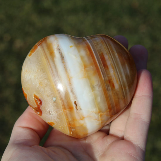Load image into Gallery viewer, Carnelian Puffy Heart
