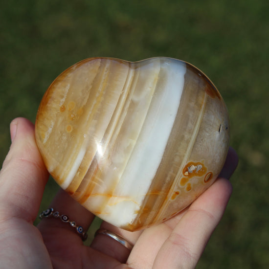 Load image into Gallery viewer, Carnelian Puffy Heart
