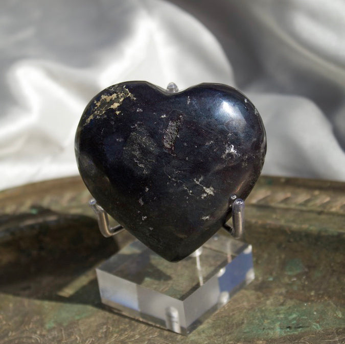 Covellite Heart
