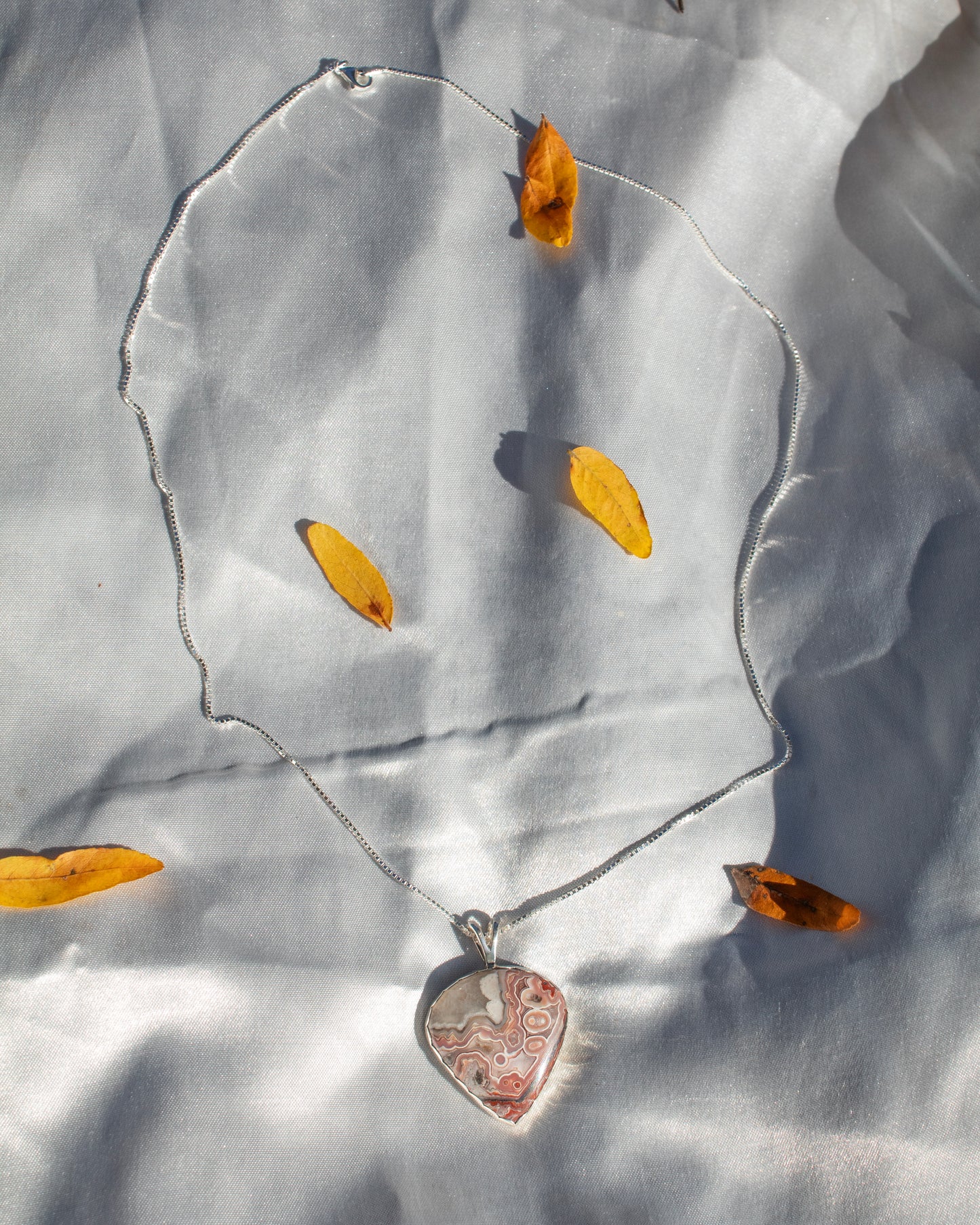 Crazy Lace Agate Resilience Necklace