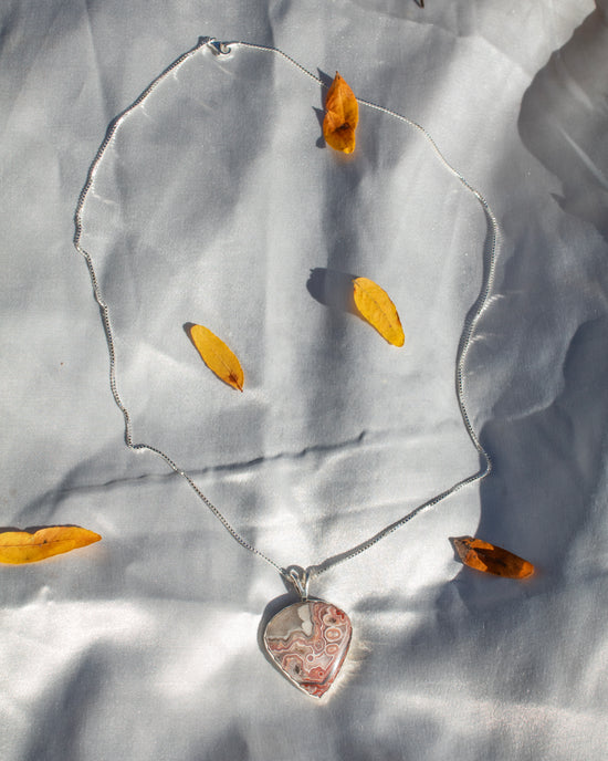 Crazy Lace Agate Resilience Necklace