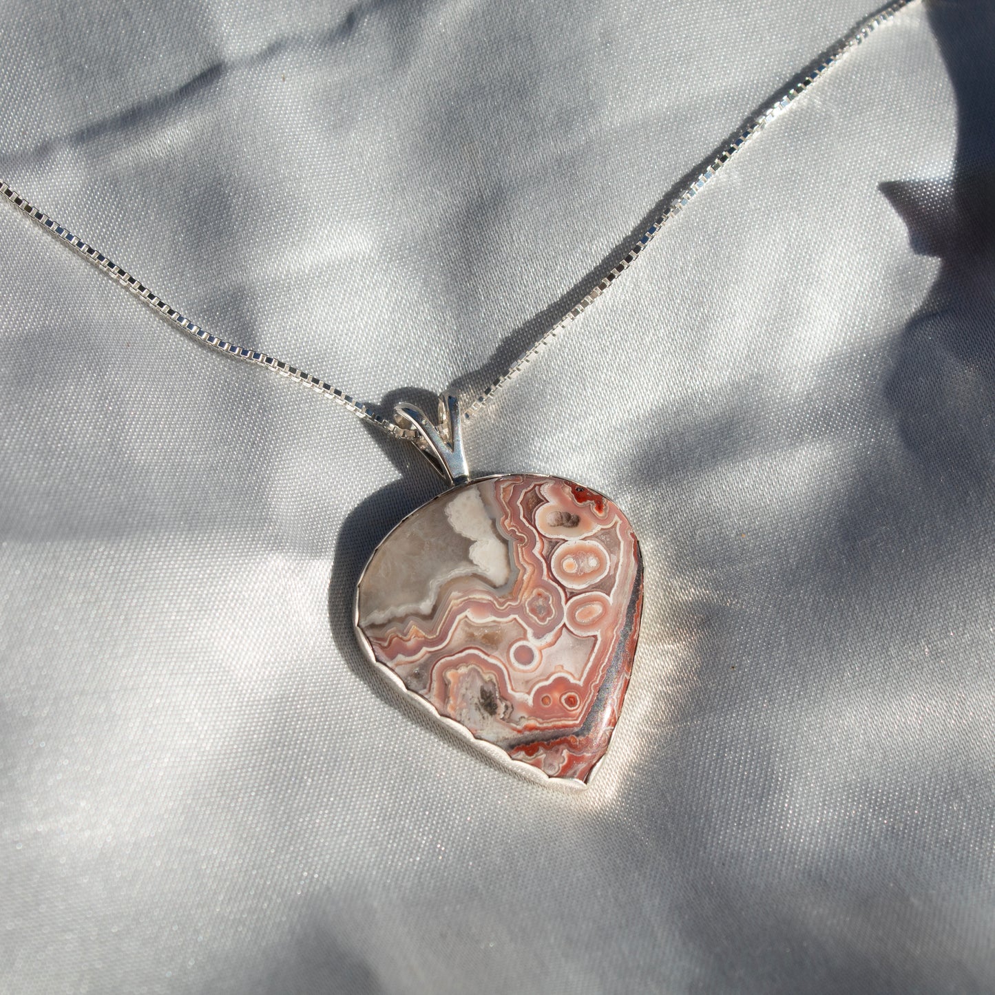 Crazy Lace Agate Resilience Necklace
