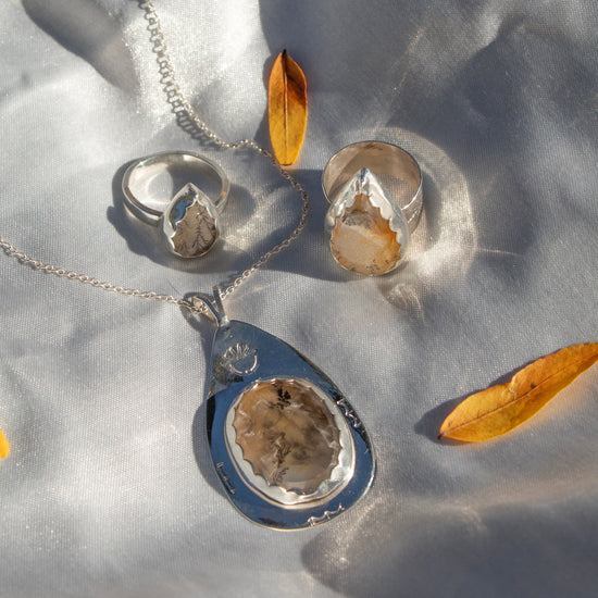 Dendritic Quartz Inner Power Necklace