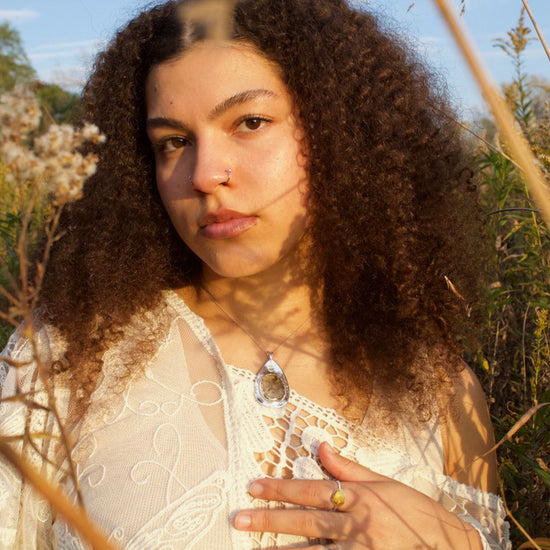 Dendritic Quartz Inner Power Necklace