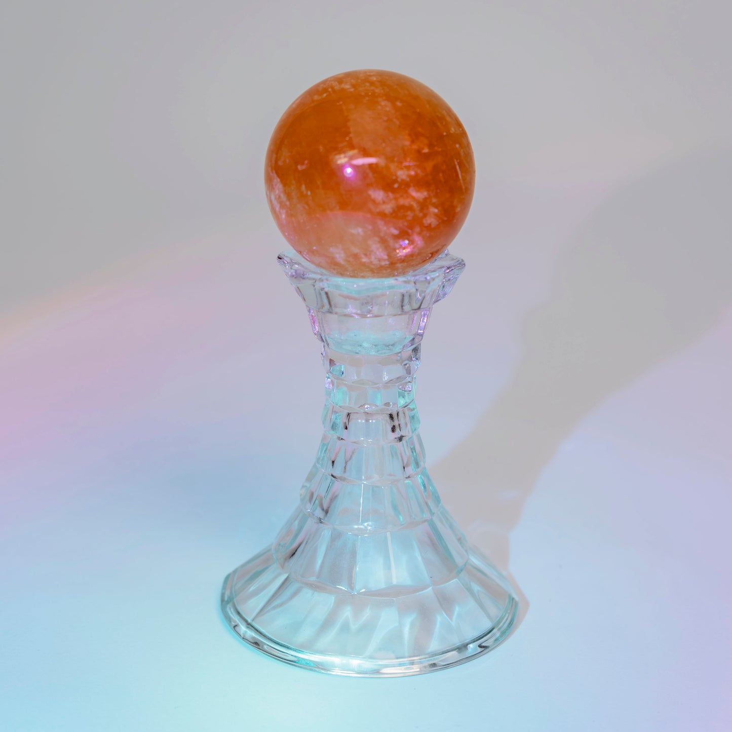 Star Honey Calcite Sphere