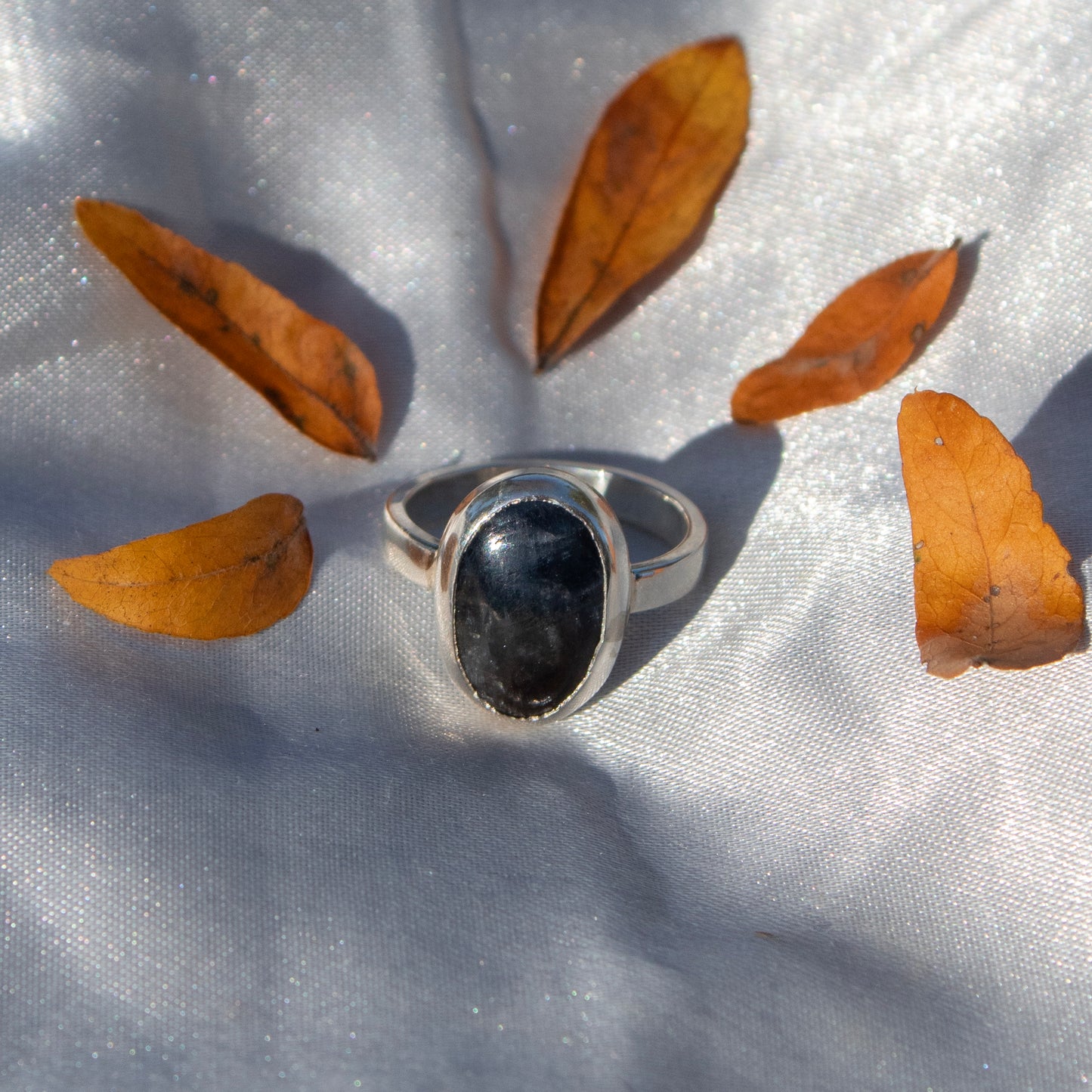 Iolite Shadow Ring