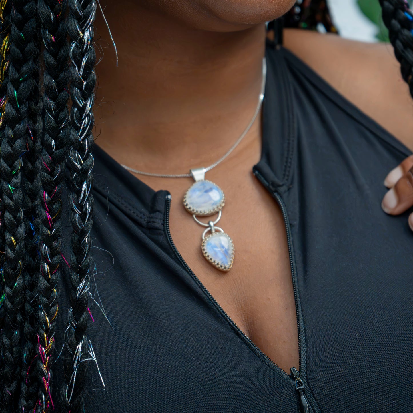 Moonstone As Above So Below Necklace