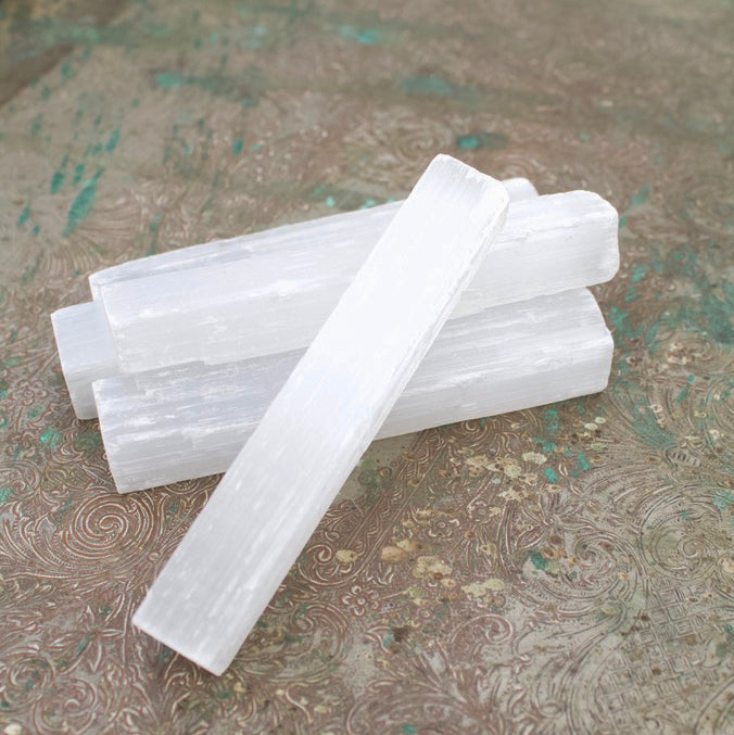 Selenite 4" Wand