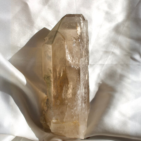 Natural Smokey Quartz with Green Chlorite