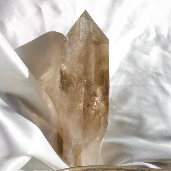 Natural Smokey Quartz with Green Chlorite