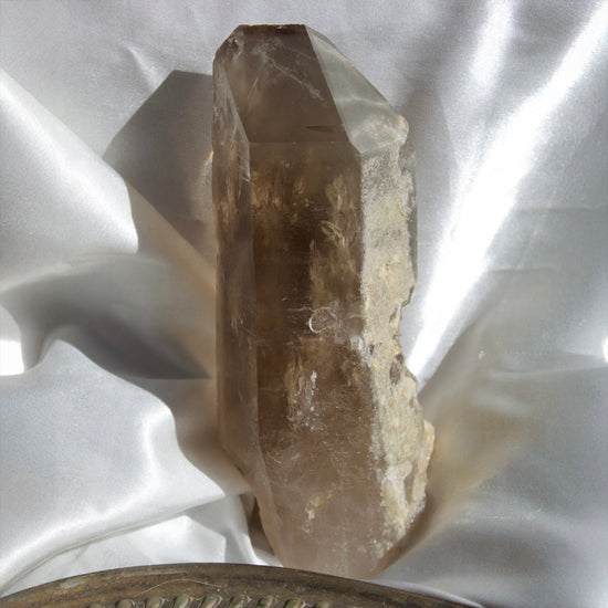 Natural Smokey Quartz with Green Chlorite