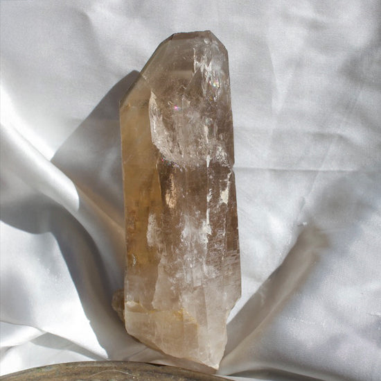 Natural Smokey Quartz with Green Chlorite