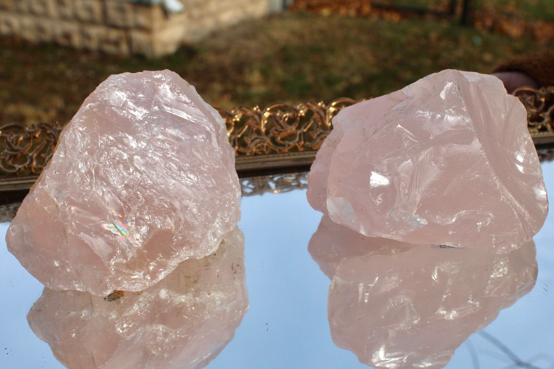 Load image into Gallery viewer, African Rose Quartz Chunk
