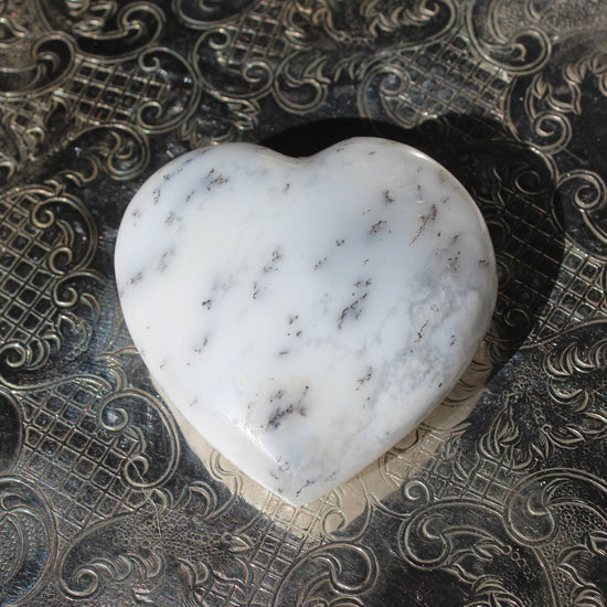 Load image into Gallery viewer, Dendritic Opal Heart
